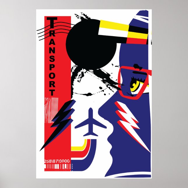 Póster Motivación del transporte (Frente)