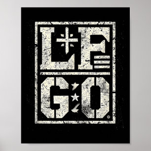 Póster Motivación divertida de Lf Go