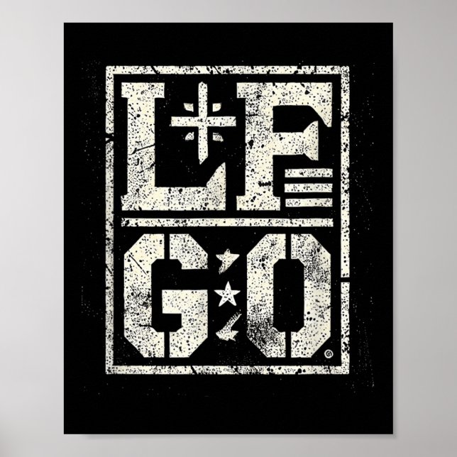 Póster Motivación divertida de Lf Go (Frente)