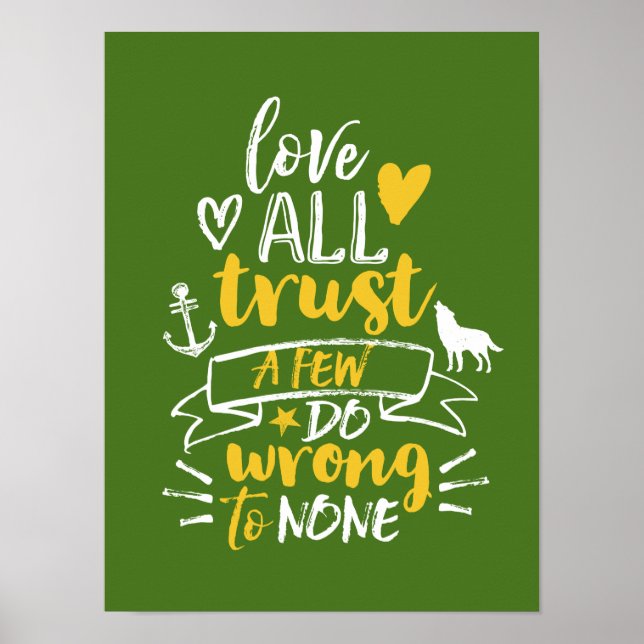 Póster Motivación inspiradora Cita Poster Lema de la vida (Frente)