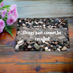 Póster Motivación Las cosas del pasado no se pueden recor