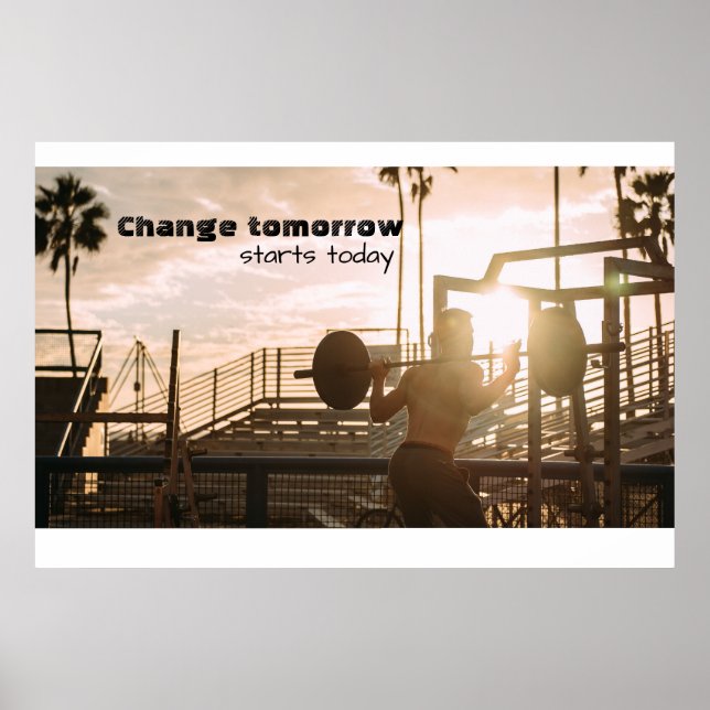 Póster Motivación matutina (Frente)