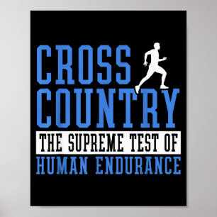 Póster Motivación para correr en cross country