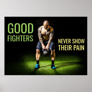 Póster Motivación para Entrenar Frase Inspiradora de un