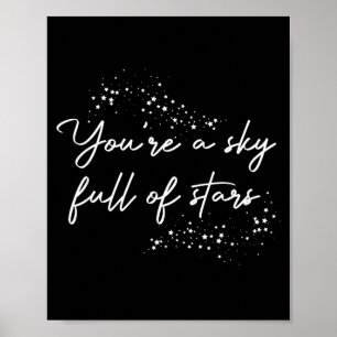 Póster Motivación Positiva Eres Un Cielo Lleno De Estrell