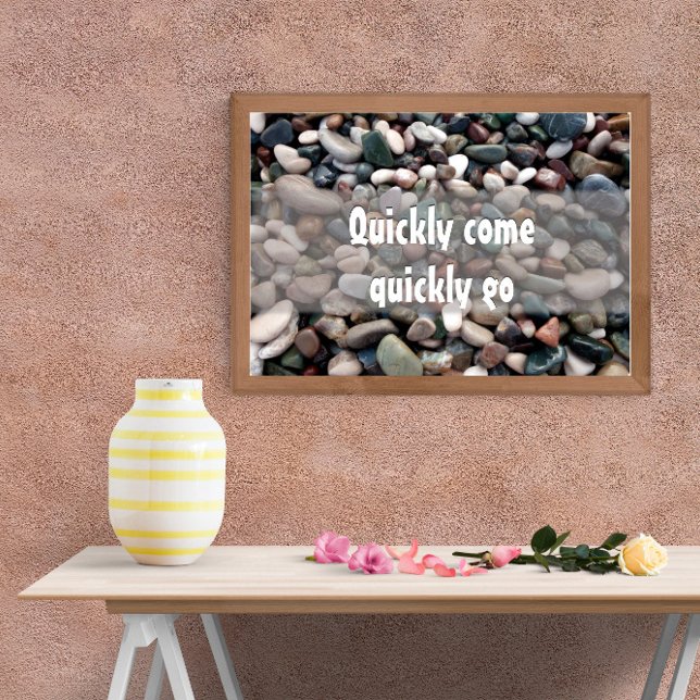 Póster Motivación Rápidamente llega rápidamente a ser pos (Subido por el creador)