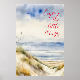 Póster Motivación Watercolor Wall Art Poster 6