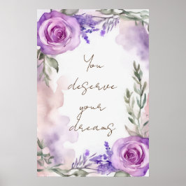 Póster Motivación Watercolor Wall Wall Art Poster 9