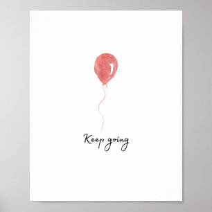 Poster motivacional - Arte acuático Minimalista
