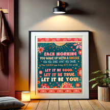 Motivacional Cita inspiradora de color rosa verde