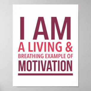 Póster Motivacional de Tipografía