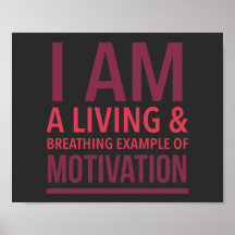 Póster Motivacional de Tipografía