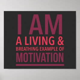 Póster Motivacional de Tipografía