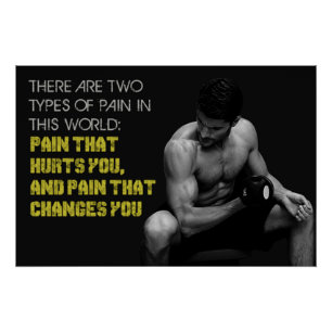 Póster Motivacional Dolor Que Te Cambia