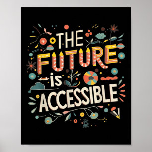 Póster Motivacional El Futuro Es Salud Mental Accesible