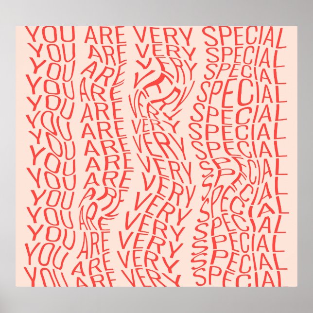 Póster Motivacional: Eres especial (Frente)