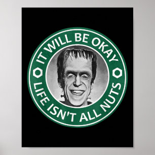 Póster Motivacional Estará Bien Inspiración Munster