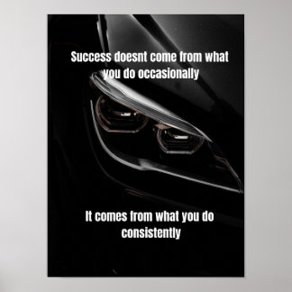 Póster Motivacional Inspirado en BMW - Conduce tu 