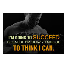 Póster Motivacional Loco Suficiente