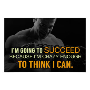 Póster Motivacional Loco Suficiente