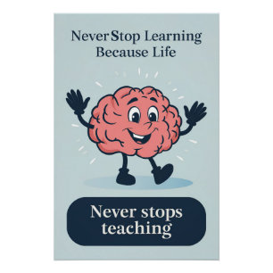 Poster motivacional para profesores y estudiantes