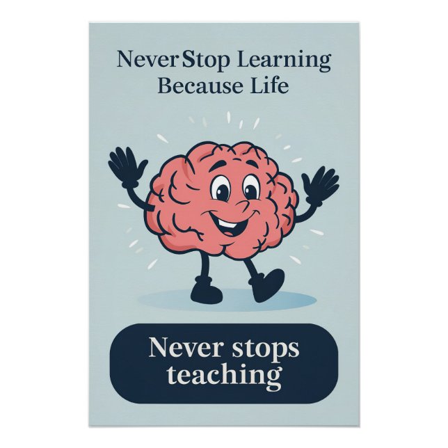 Poster motivacional para profesores y estudiantes (Anverso)