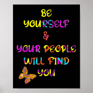 Póster Motivacional Positivo Ser Gráfico Inspiración Dise