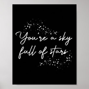 Póster Motivacional Positivo, Un Cielo Lleno De Estrellas