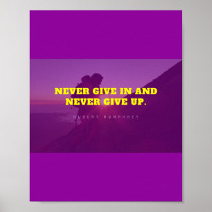 Póster Motivacional Puesta de Sol Rosa