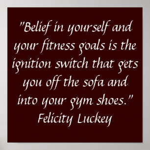 Póster Motivation to Exercise