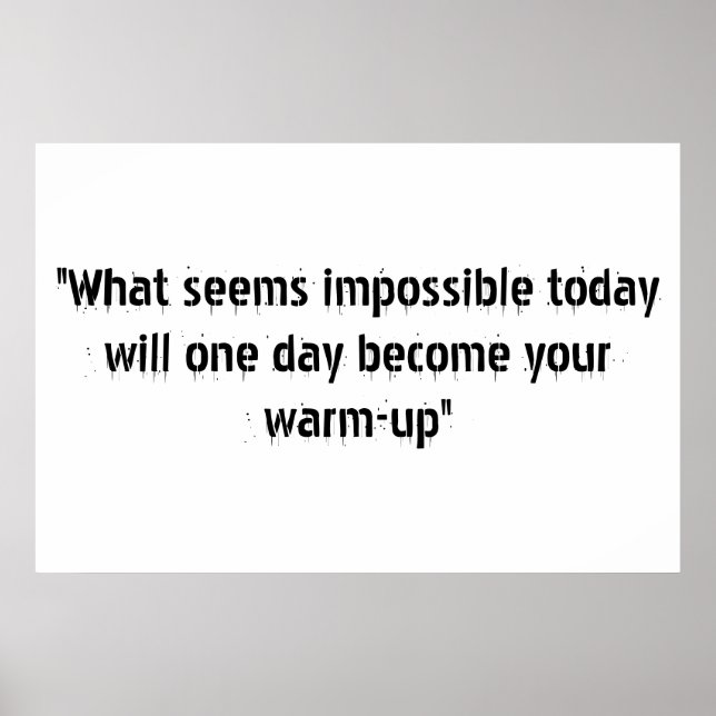 Póster Motivational Poster (Frente)