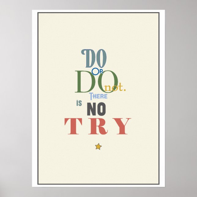 Póster Motivational poster (Frente)
