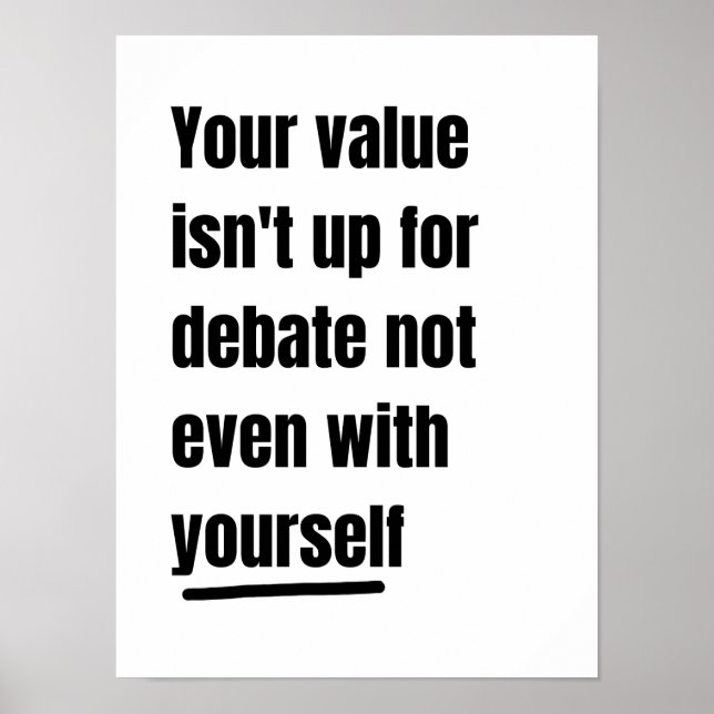 Póster Motivational quote poster  (Frente)