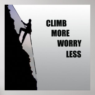 Póster motivational quotes for climbers
