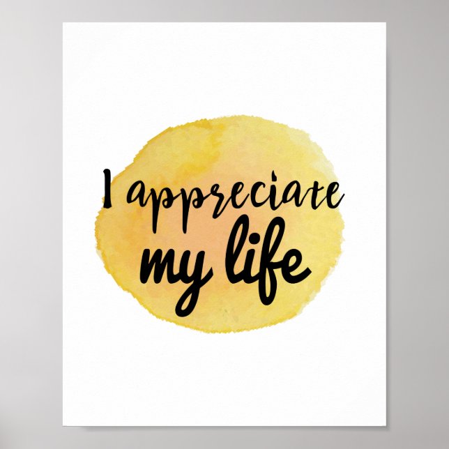 Póster motivational quotes for life appreciation (Frente)