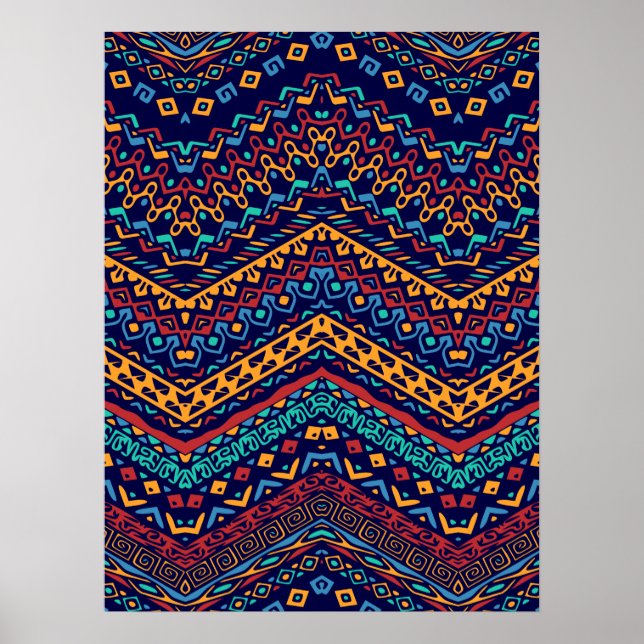 Póster Motivos étnicos (Frente)