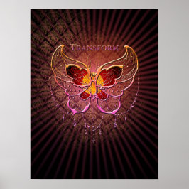 Póster Moto de mariposa de transformación - Poster
