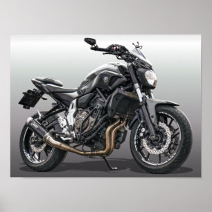 Póster Moto - La bicicleta calva