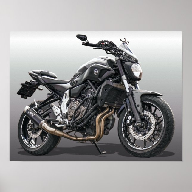 Póster Moto - La bicicleta calva (Frente)