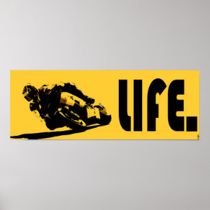 Póster Moto Life Yellow Poster