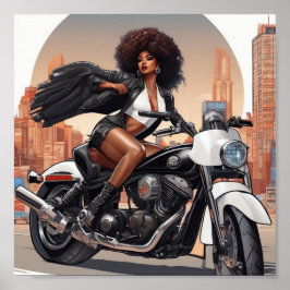 Póster moto sexy