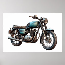 Póster Moto VIII clásico