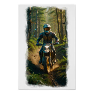 Póster Moto-xing - Motocross Racers