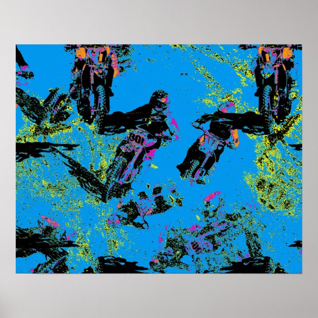 Póster Moto-xing - Poster de Motocross Racers (Frente)