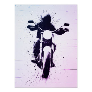 Póster Motocicleta
