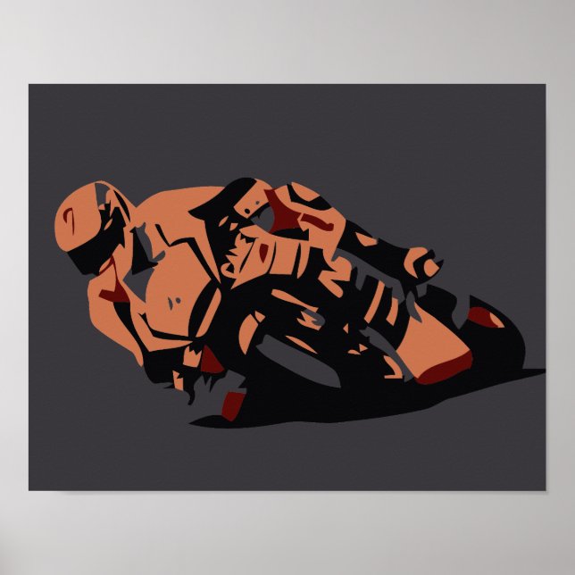 Póster Motocicleta (Frente)