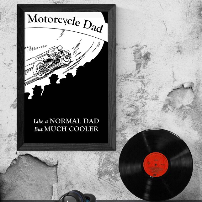 Póster Motocicleta a papá como papá normal pero mucho más (Subido por el creador)