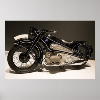 PÓSTER MOTOCICLETA BMW 1934 R7 CONCEPTO POSTER ART DECO