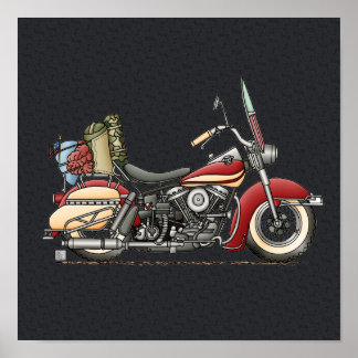 Póster Motocicleta cúpula