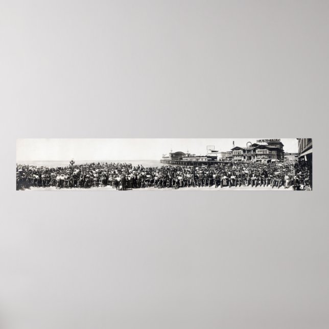 PÓSTER MOTOCICLETA DE VENECIA BEACH 1911 (Frente)